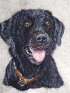 Black Labrador by Wendy Middleton