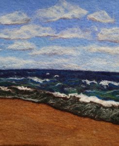 Windy Day at the Beach by Wendy Middleton
