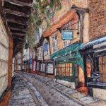 Summer in the Shambles York by Wendy Middleton