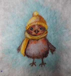 Yellow Robin Picture by Wendy Middleton
