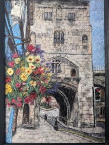 Summer flowers at Monk Bar by Wendy Middleton