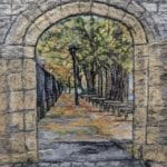 River walk through the arch York by Wendy Middleton