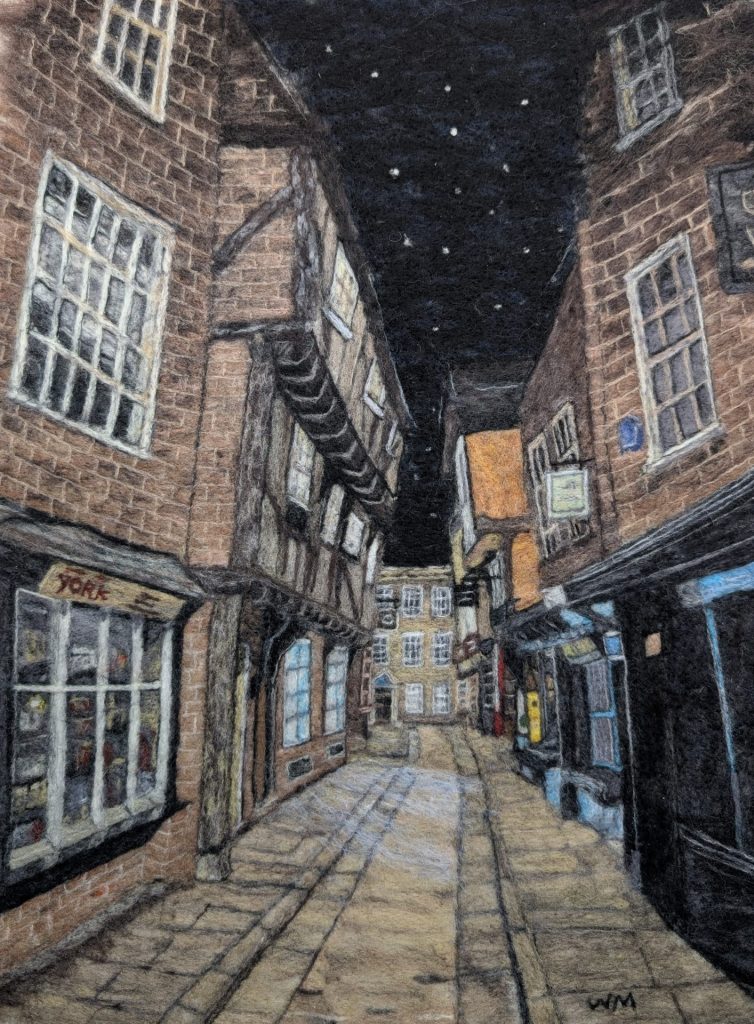 York Shambles by Night